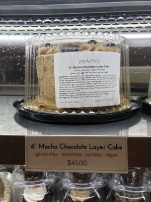 Mocha Chocolate Cake  at Mariposa Baking Company in San Francisco