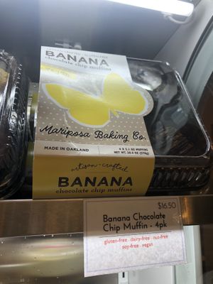 Banana Chocolate Chip Muffins at Mariposa Baking Company in San Francisco