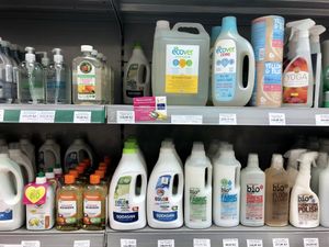 cleaners at World Vegan in Prague