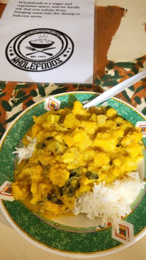 Aloo Ghobi (cauliflower curry) at Wholefoods in Clayton