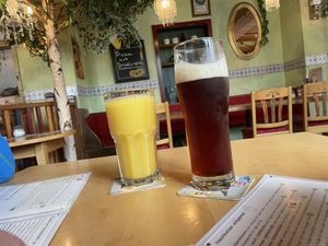 Sehr leckeres selbstgebrautes 🍺 Bier  at Beim Olivenbauer in Wertach