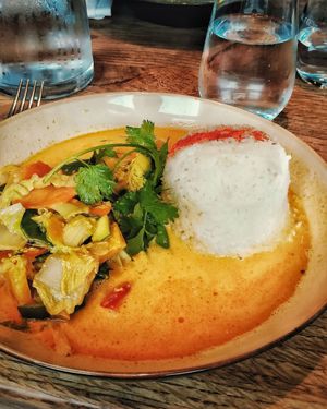 Vegan Thai Curry at Fischer Ammersee in Stegen Am Ammersee