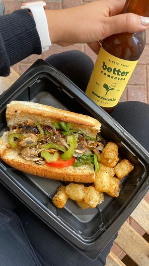 The vegan tempeh hoagie! I wasn’t expecting it to be as tasty as it was. Tried this because Plant Bae was closed (Sunday) and I was pleasantly surprised. Would get it again!  at Mellow Mushroom - Downtown in Montgomery