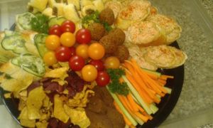 Vegan platter of finger food snacks at Vegan To Order in Windhoek