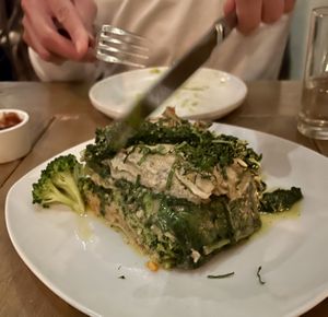 Lasagna #Veganuary at Divya's Kitchen in New York City