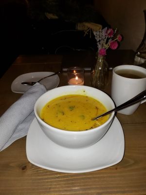 Mang soup at Divya's Kitchen in New York City