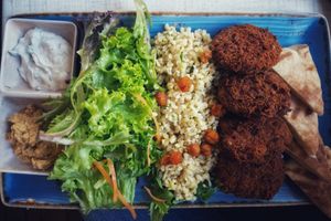 Mediterranean platter at Abracadabra Cafe & Bar in Rotorua