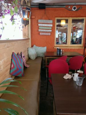 Comfortable seating and ambience at Abracadabra Cafe & Bar in Rotorua