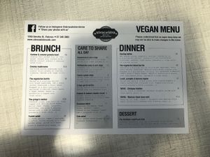 Newly added vegan menu   at Abracadabra Cafe & Bar in Rotorua