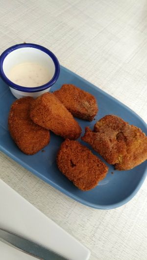 Falafels - very nice at Abracadabra Cafe & Bar in Rotorua