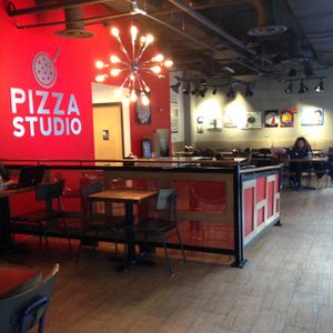 interior at Pizza Studio in Baltimore