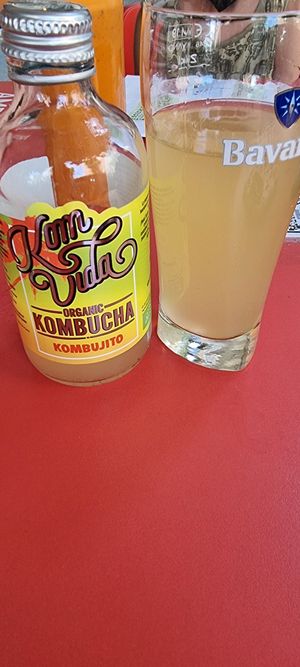 Kombucha mohito at Sanissimo - Principe Pio in Madrid