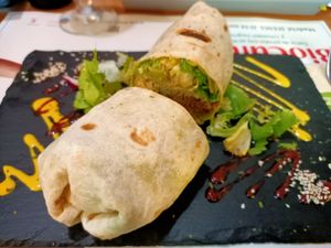 Wrap El Yupi at Sanissimo - Principe Pio in Madrid