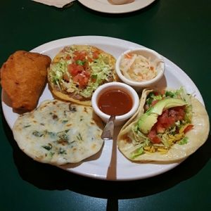 Vegan Platter at The Guanaquita Restaurant in Kitchener