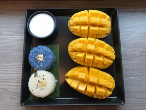 Mango sticky rice  at The Mango Garden in Koh Phi Phi