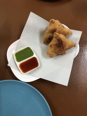 samosas  at Papaya Indian Food in Koh Phi Phi