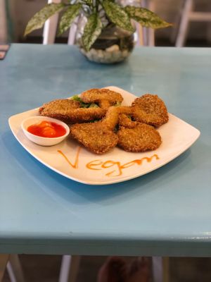 Fried mushroom at Vegan Family Restaurant in Ho Chi Minh City