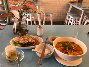 Noodle from Quang Nam at Vegan Family Restaurant in Ho Chi Minh City