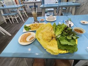 A feast for about £4.50  at Vegan Family Restaurant in Ho Chi Minh City