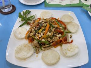 Pepper salad   at Vegan Family Restaurant in Ho Chi Minh City