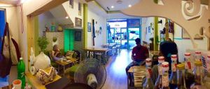 great asmotphere at Vegan Family Restaurant in Ho Chi Minh City