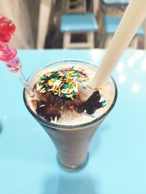 Chocolate milk at Vegan Family Restaurant in Ho Chi Minh City