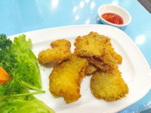 Fried mushrooms at Vegan Family Restaurant in Ho Chi Minh City