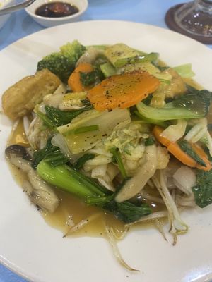 Thick rice noodles 😕  at Vegan Family Restaurant in Ho Chi Minh City