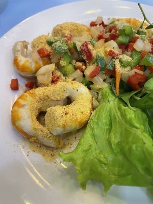 Shrimp (amazing! 👌)  at Vegan Family Restaurant in Ho Chi Minh City