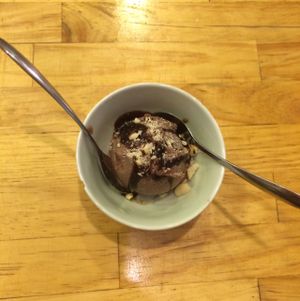 chocolate nice cream  at Vegan Family Restaurant in Ho Chi Minh City