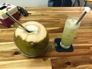 Coconut and Guava at Vegan Family Restaurant in Ho Chi Minh City