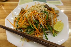Amazing Pad Thai for 55,000 VND at Vegan Family Restaurant in Ho Chi Minh City