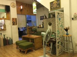 Within the restaurant  at Vegan Family Restaurant in Ho Chi Minh City