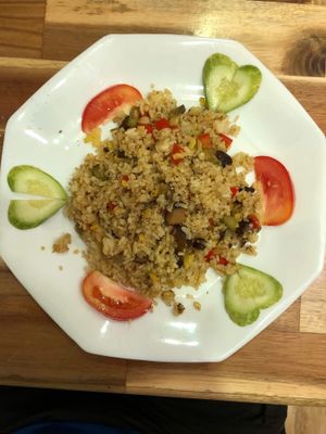 Pineapple Fried Rice at Vegan Family Restaurant in Ho Chi Minh City