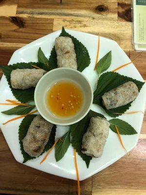 Fried Spring Rolls at Vegan Family Restaurant in Ho Chi Minh City