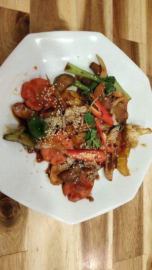 Fried mushrooms at Vegan Family Restaurant in Ho Chi Minh City