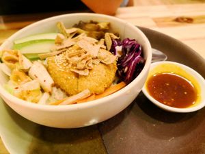 Buddha bowl at Vegan Family Restaurant in Ho Chi Minh City