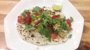 tacos for dinner at Vegan Family Restaurant in Ho Chi Minh City