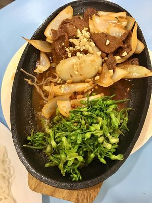 "meat“ plate at Vegan Family Restaurant in Ho Chi Minh City