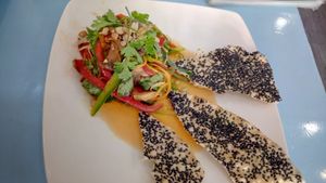 Uplifting Salad (spicy) at Vegan Family Restaurant in Ho Chi Minh City