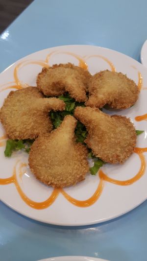 Fried mushroom starter at Vegan Family Restaurant in Ho Chi Minh City