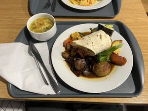 Buffet  at Veganio in Prague