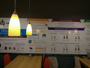 Infos  at Veganio in Prague