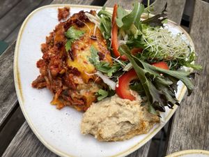 Lasagna is their best at Nordvegan in Oslo
