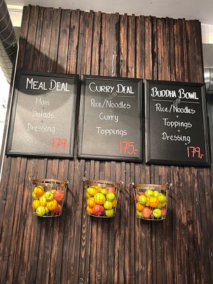 Menú   at Nordvegan in Oslo