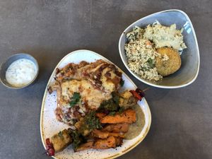 Lasagna 💚 tofu 🍢  at Nordvegan in Oslo