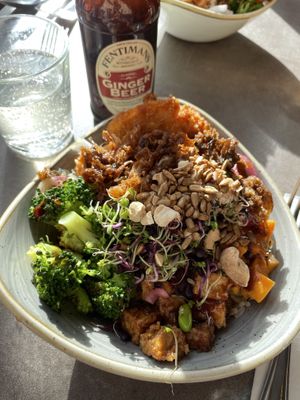 Buddha bowl.  at Nordvegan in Oslo