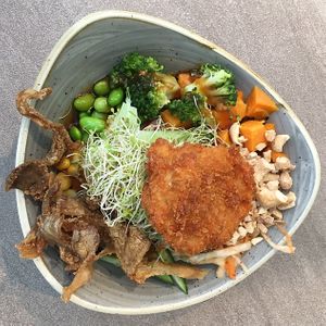 Buddha bowl  at Nordvegan in Oslo