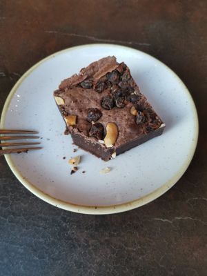 Brownie at Nordvegan in Oslo