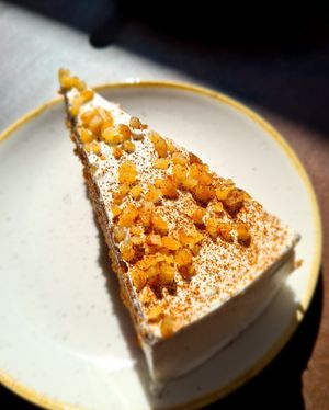 Carrot cake!! One of the best carrot cakes I have had. at Nordvegan in Oslo